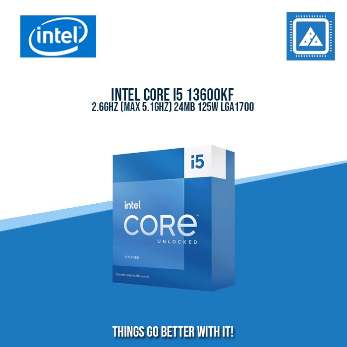 INTEL CORE I5 13600KF 2.6GHZ (MAX 5.1GHZ) 24MB 125W LGA1700 INTEL CORE I5 13600KF 2.6GHZ (MAX 5.1GHZ) 24MB 125W LGA1700